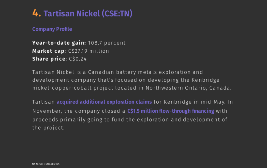 2025 Nickel Outlook